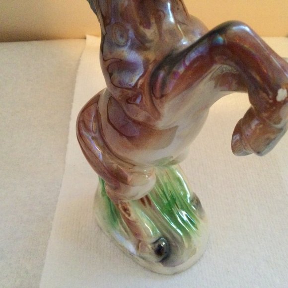 Three ceramic hand painted figurines horse squirrel kangaroo - Picture 6 of 12